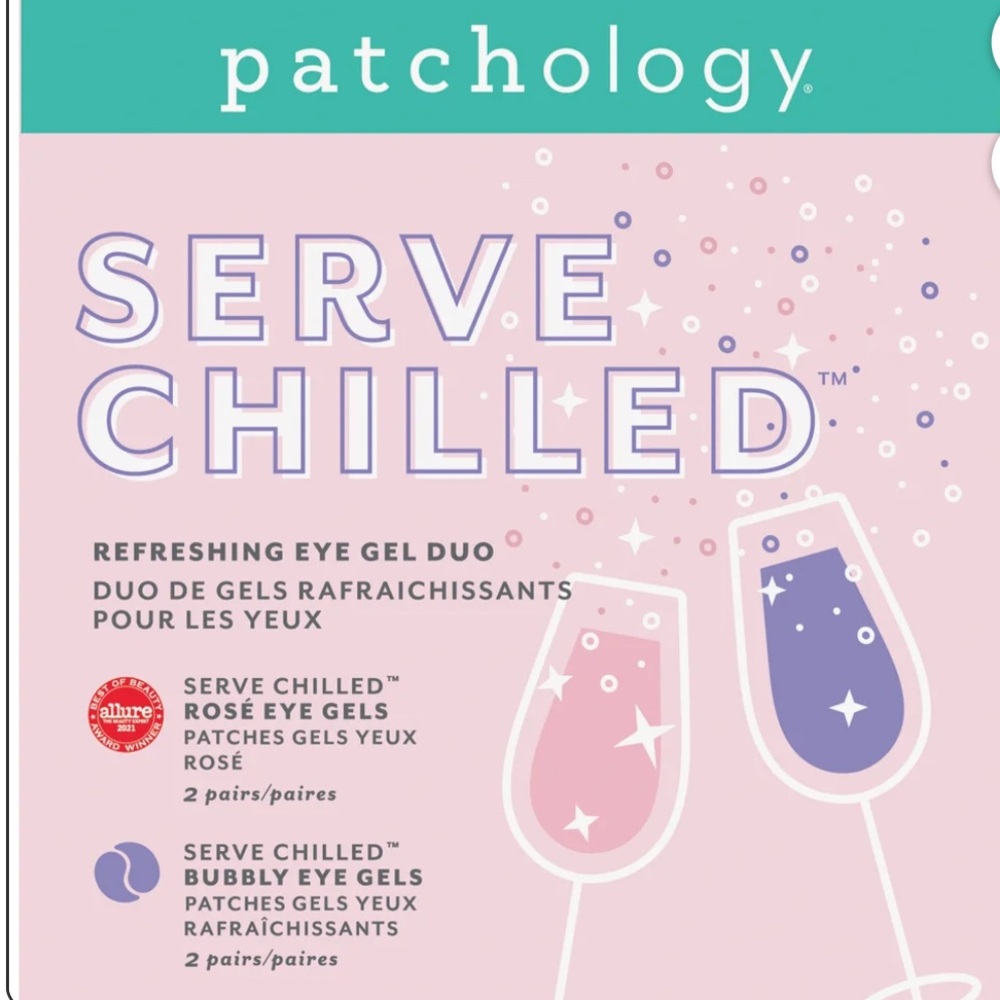 Patchology | Serve Chillled Refreshing Eye Gel Duo Rose Eye Gels 2 Bubbly Eye 2